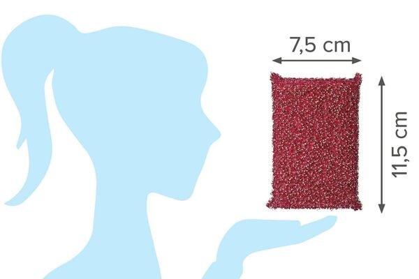 Sponge Scourers Non Scratch Dish Washing Kitchen Scourer Scouring Pads Pack of 2