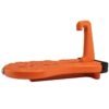Folding Car Door Latch Hook Step Foot Pedal Ladder Car Roof Shatter Glass Orange
