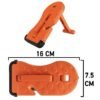 Folding Car Door Latch Hook Step Foot Pedal Ladder Car Roof Shatter Glass Orange