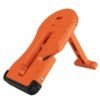 Folding Car Door Latch Hook Step Foot Pedal Ladder Car Roof Shatter Glass Orange
