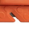 Folding Car Door Latch Hook Step Foot Pedal Ladder Car Roof Shatter Glass Orange