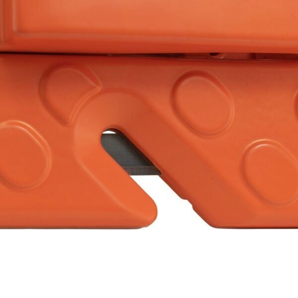 Folding Car Door Latch Hook Step Foot Pedal Ladder Car Roof Shatter Glass Orange