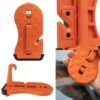 Folding Car Door Latch Hook Step Foot Pedal Ladder Car Roof Shatter Glass Orange