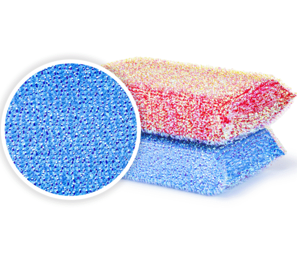 Sponge Scourers Non Scratch Dish Washing Kitchen Scourer Scouring Pads Pack of 2