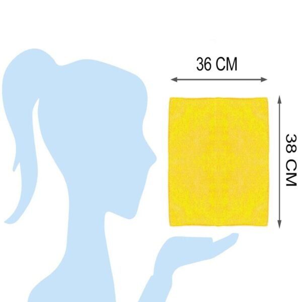 Spontex Microfibre Cloths Car Detailing Window Cleaning Kitchen Microfiber Towel Pack of 5