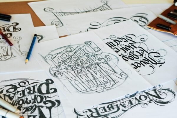 Art Sketching Pencil Set Professional Artist Drawing Graphite 6 Pencils in Tin Case Arts & Crafts Supplies Free Shipping 27