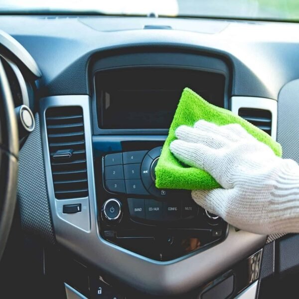 Spontex Microfibre Cloths Car Detailing Window Cleaning Kitchen Microfiber Towel Pack of 5