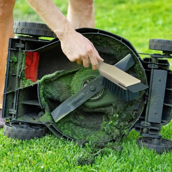 Heavy Duty Garden Brush with Scraper – Cleans Lawn Mowers, Wellies Boots & Tools DIY & Tools Free Shipping 21