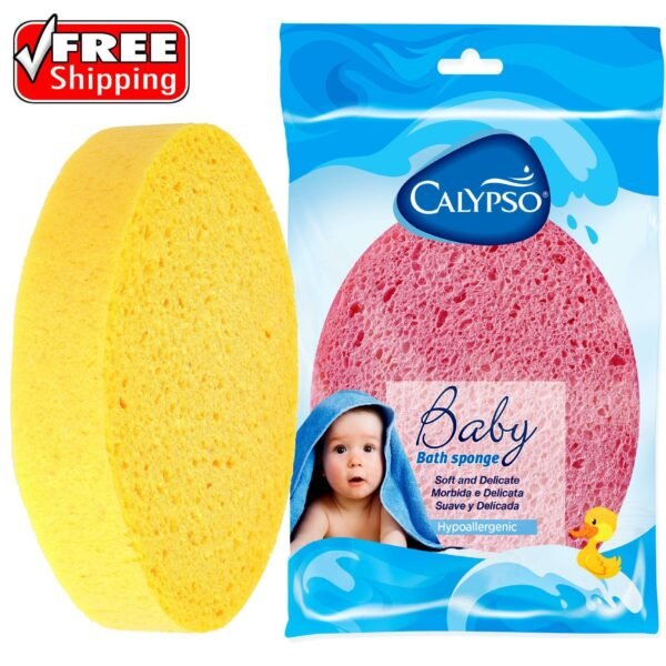 Calypso Baby Bath Sponge Shower Bath Toys Newborn Baby Essentials Pack of 1 and 6 Baby Free Shipping 5