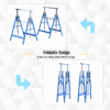 Two Steel Adjustable Saw Horses, Telescopic Folding Builder’s Trestles DIY & Tools Free Shipping 31