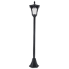 Solar Powered LED Lamp Post IP44 – Garden Path Light, Black Garden Free Shipping 33
