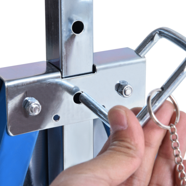 Two Steel Adjustable Saw Horses, Telescopic Folding Builder’s Trestles DIY & Tools Free Shipping 17