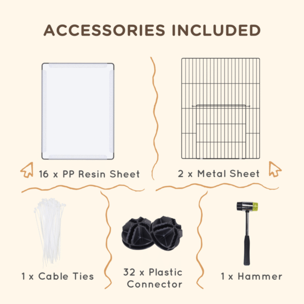 DIY 18-Panel Pet Playpen Cage for Guinea Pigs, Hedgehogs & Small Animals Horse & Petcare Free Shipping 19