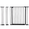 Expandable Pressure-Fit Dog Gate for Stairs & Doorways, 76-107 cm, Black Horse & Petcare Free Shipping 35