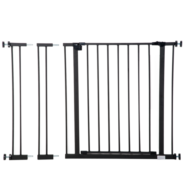 Expandable Pressure-Fit Dog Gate for Stairs & Doorways, 76-107 cm, Black Horse & Petcare Free Shipping 19