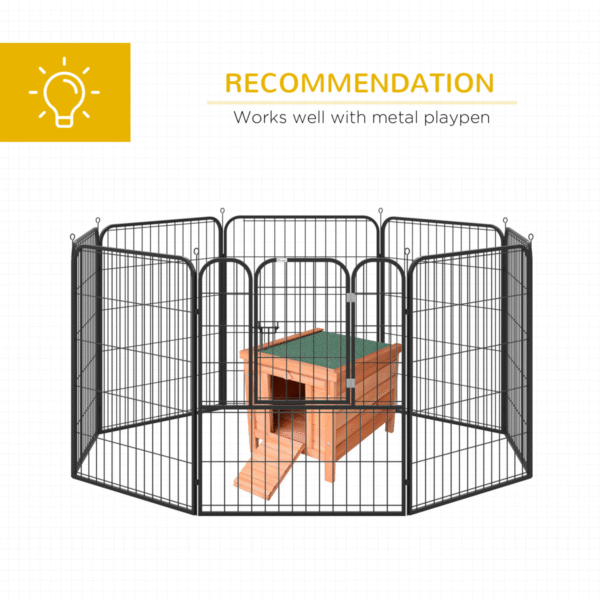 Wooden Rabbit Hutch Bunny Cage Guinea Pig House Pet Habitat Small Animals Horse & Petcare Free Shipping 19