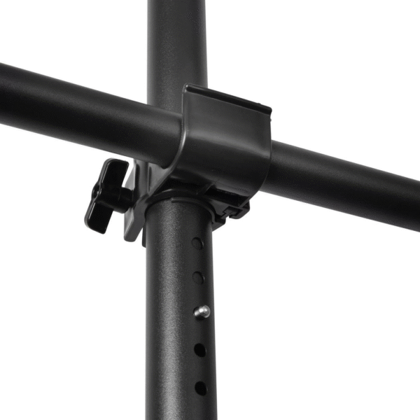 Double Black Telescopic Wardrobe Organizer Hanging Rail Clothes Rack Adjustable Home & Garden Free Shipping 17