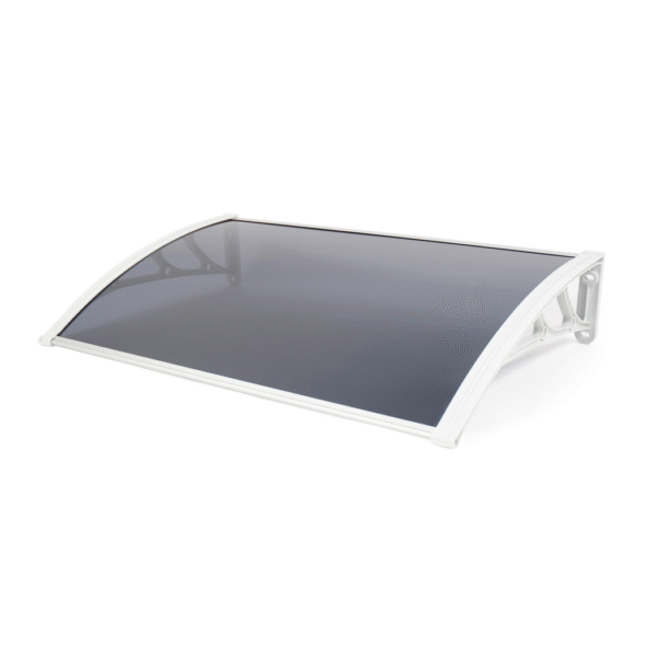 1m White Door Canopy – Sun & Rain Protection, Easy Install, W100x60cm Garden Free Shipping 7