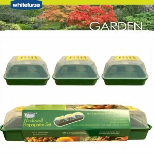 7-Piece Windowsill Propagator Set – Green (G2666) Garden Free Shipping