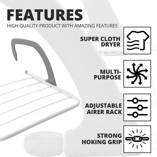 5-Arm Radiator Clothes Airer - Space-Saving, Adjustable & Efficient Drying
