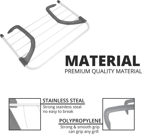 5-Arm Radiator Clothes Airer - Space-Saving, Adjustable & Efficient Drying