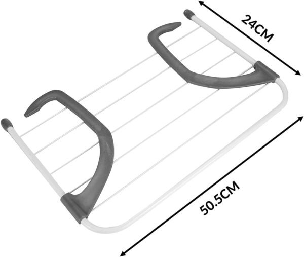 5-Arm Radiator Clothes Airer - Space-Saving, Adjustable & Efficient Drying