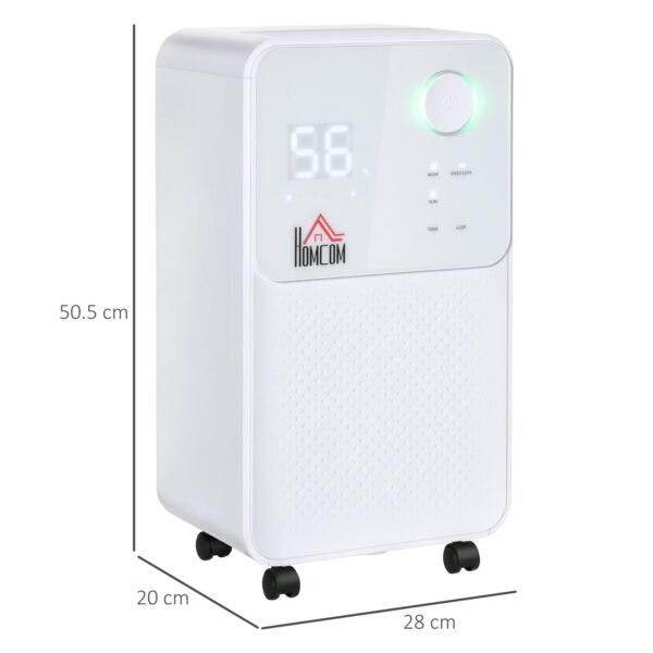 Compact 12L/Day Quiet Dehumidifier for Home & Laundry Home & Garden Free Shipping 9