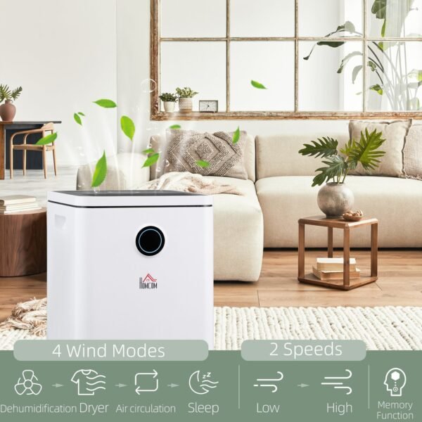 Portable 10L/Day Quiet Dehumidifier for Home & Laundry Home & Garden Free Shipping 15