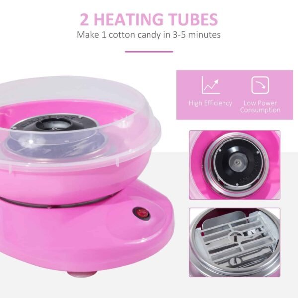 450W Pink Candy Floss Machine