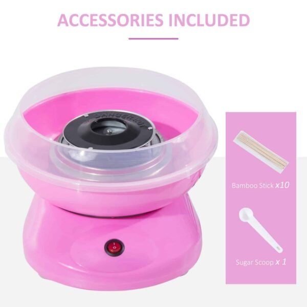 450W Pink Candy Floss Machine