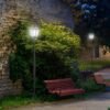 Elegant 1.77m Solar LED Lamp Post Garden Free Shipping 23