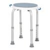 360° Swivel Shower Stool - Adjustable Height and Non-Slip Safety