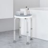 360° Swivel Shower Stool - Adjustable Height and Non-Slip Safety
