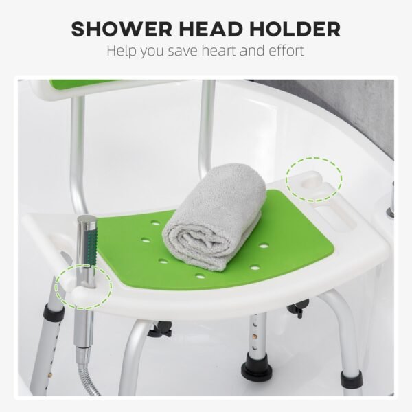 Adjustable Shower Stool for Users of All Ages