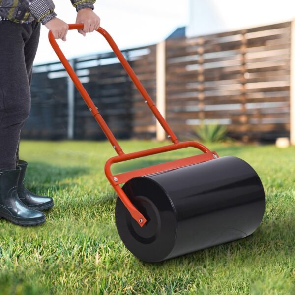Outsunny 38L Push/Tow Lawn Roller Garden Free Shipping 7