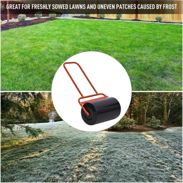 Outsunny 38L Push/Tow Lawn Roller Garden Free Shipping 13
