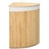 Stylish 55L Bamboo Corner Laundry Hamper Home & Garden Free Shipping 21