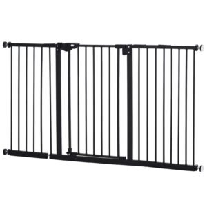 Adjustable Safety Gate with 3 Extensions & Auto-Close Feature