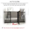 Adjustable Safety Gate with 3 Extensions & Auto-Close Feature Horse & Petcare Free Shipping 29