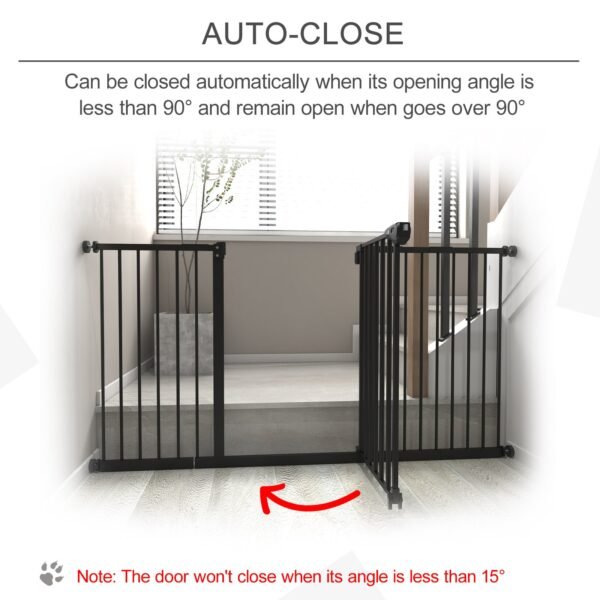 Adjustable Safety Gate with 3 Extensions & Auto-Close Feature Horse & Petcare Free Shipping 13
