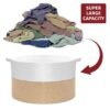 Eco-Friendly Hand-Woven Laundry Basket – Minimalist Storage Solution Home & Garden Free Shipping 27