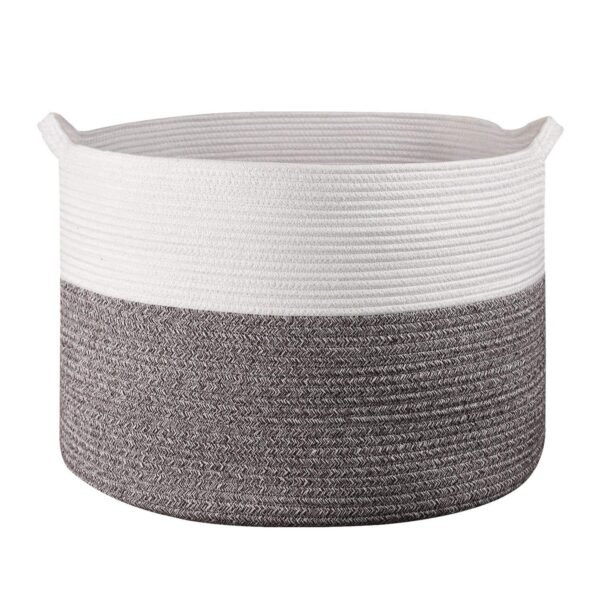 Eco-Friendly Hand-Woven Laundry Basket – Multi-Use Home & Garden Free Shipping 5