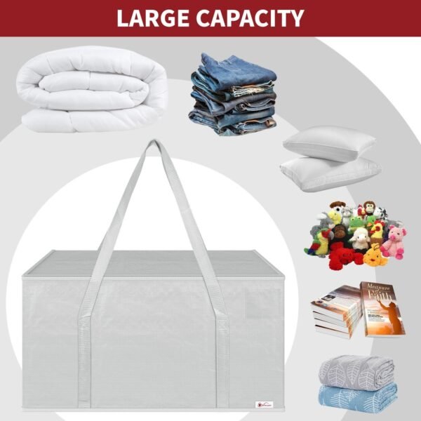 12-Pack Moving Bags Grey – Durable Storage Totes Home & Garden Free Shipping 9