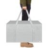 12-Pack Moving Bags Grey – Durable Storage Totes Home & Garden Free Shipping 31