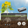Durable Steel Raised Garden Bed Planter Box for Flowers Garden Free Shipping 27