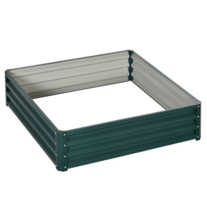 Modular Raised Garden Bed Kit – Galvanised Steel Planter for Flowers and Veggies Garden Free Shipping
