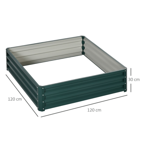 Modular Raised Garden Bed Kit – Galvanised Steel Planter for Flowers and Veggies Garden Free Shipping 9