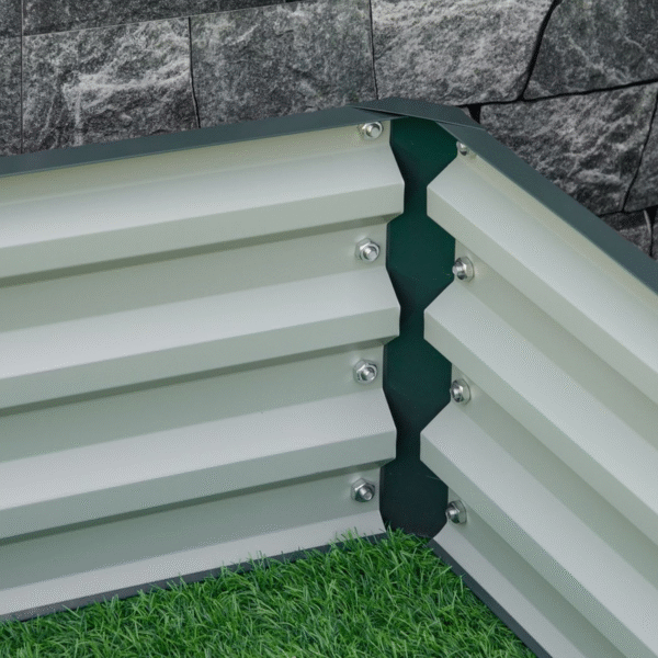 Modular Raised Garden Bed Kit – Galvanised Steel Planter for Flowers and Veggies Garden Free Shipping 19