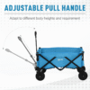Ultimate Folding Cargo Wagon Trolley Garden Free Shipping 23