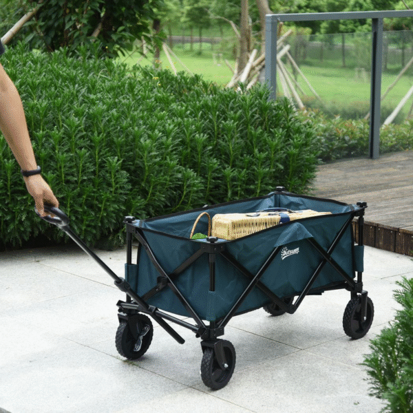 Versatile Folding Cargo Wagon Cart for Beach, Garden & Outdoor Adventures Garden Free Shipping 7